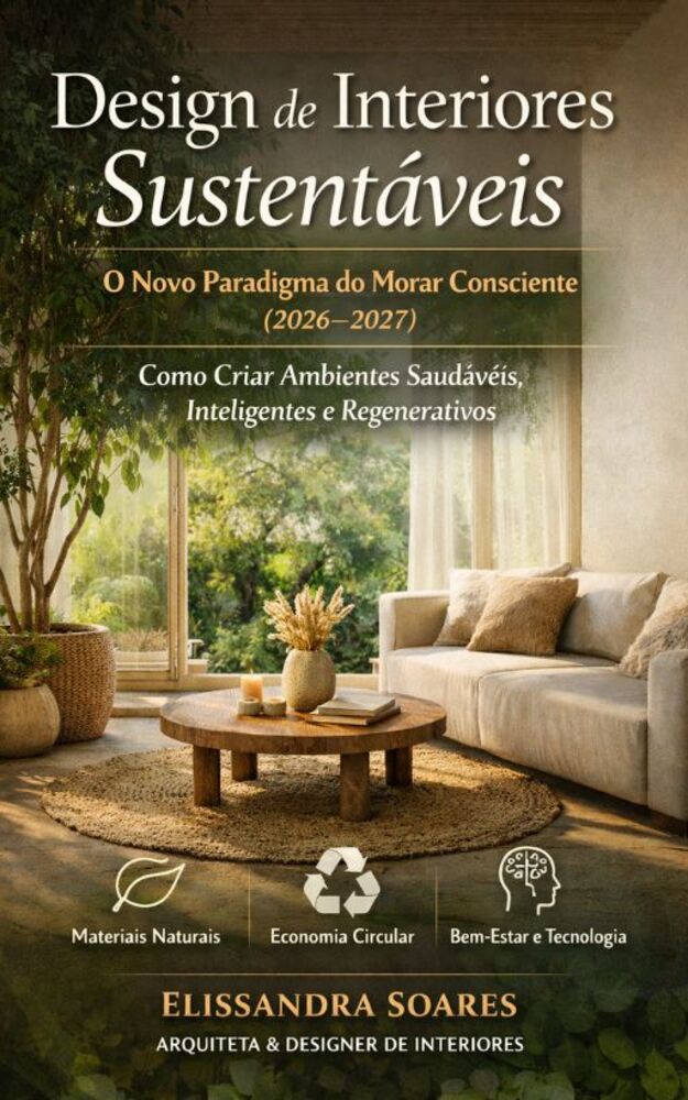 Design De Interiores Sustentáveis - 2026-2027 -Como criar ambiente...
