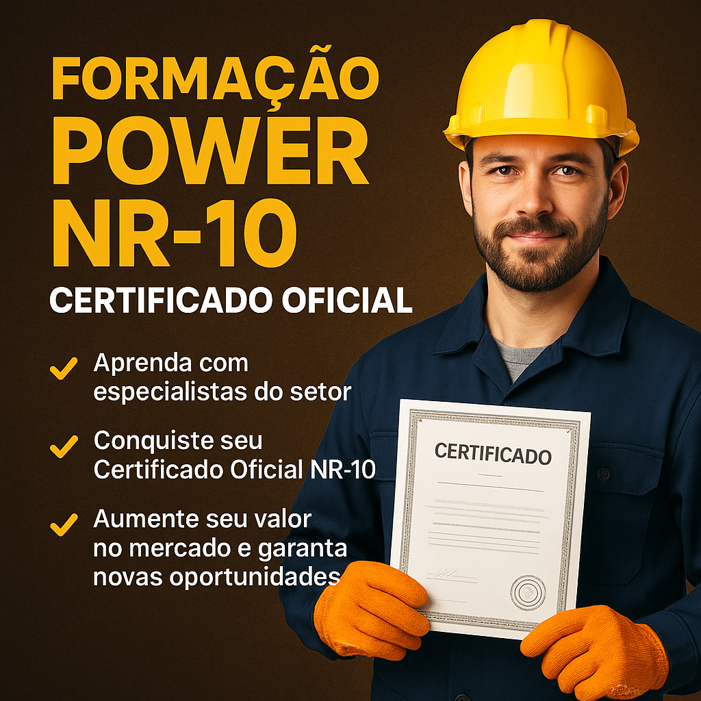Formação Power NR-10 – Certificado Oficial