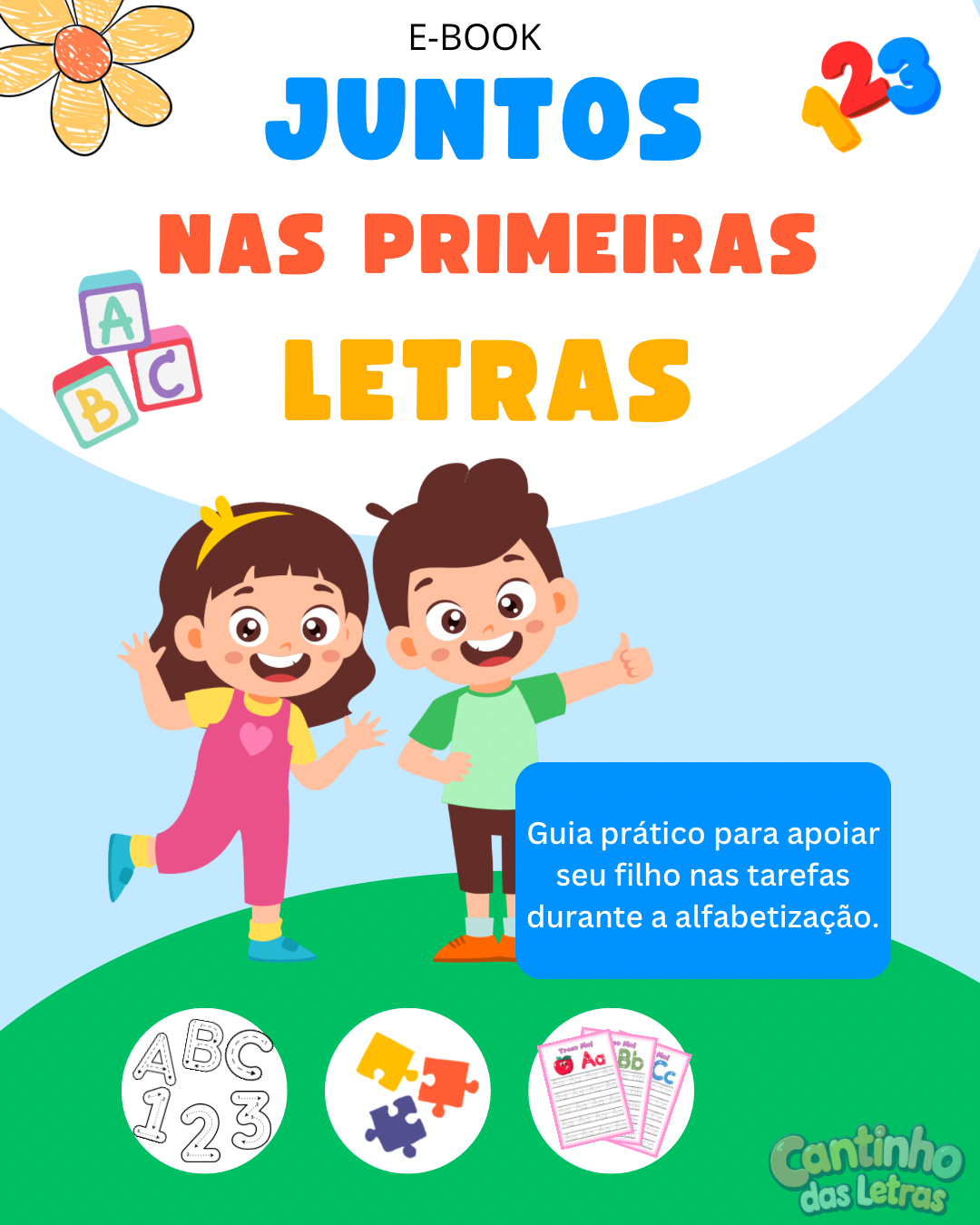 Juntos nas primeiras letras - Cantinho das Letras | Hotmart