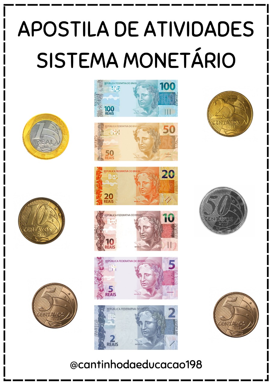 APOSTILA SISTEMA MONETÁRIO - LOJINHA PEDAGÓGICA JLT | Hotmart