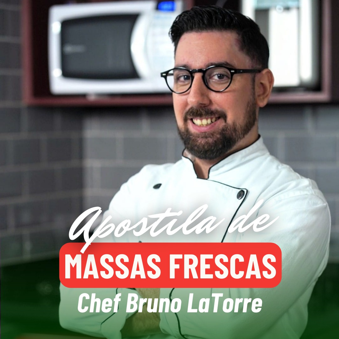 E-Book Chef das Massas + Bônus E-Book 50 Receitas de Massas e Molhos do Chef Bruno LaTorre!