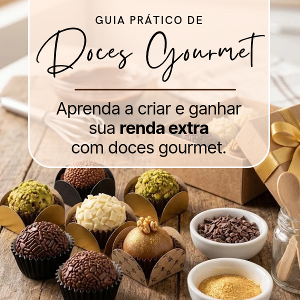 Capa Guia Prático de Doces Gourmet