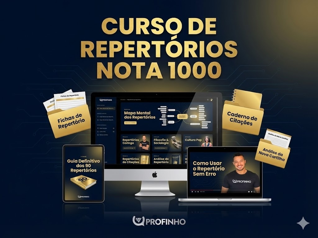 🔵 Curso de Repertórios para a Redação do Enem - Vinícius Oliveira ...