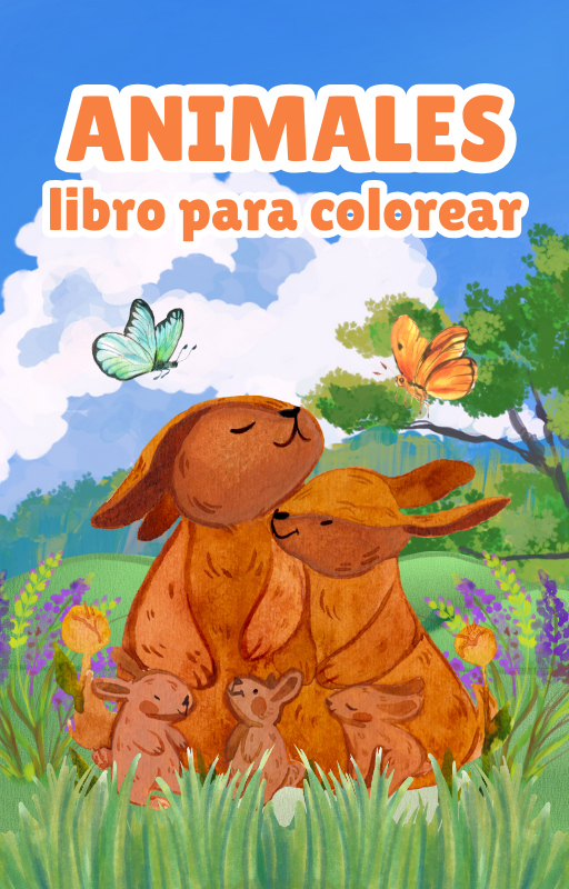 Libro de animales para colorear - Catherine Luz Ramos Villar | Hotmart