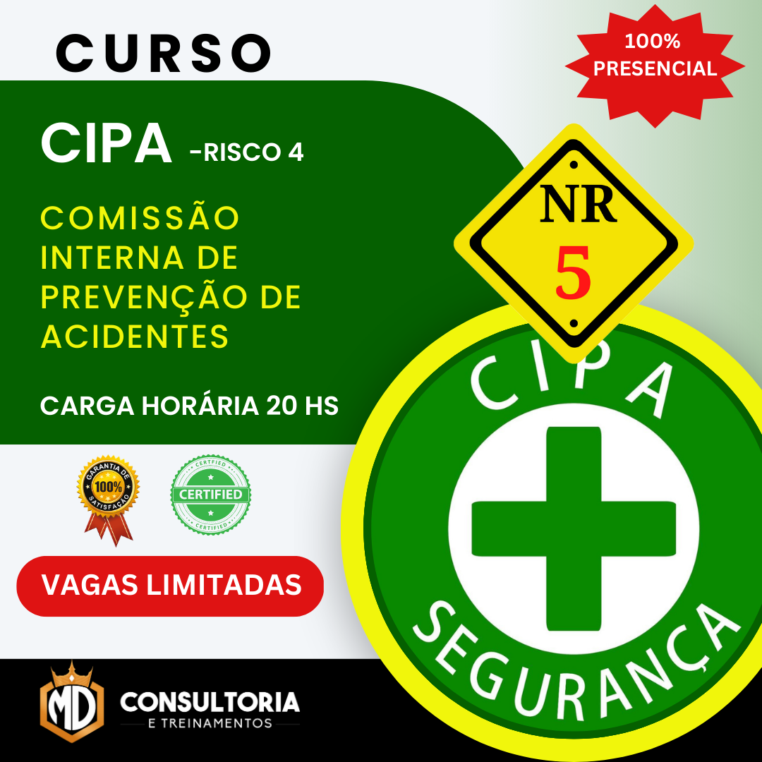 NR-05 CIPA - RISCO 4 - CURSO PRESENCIAL