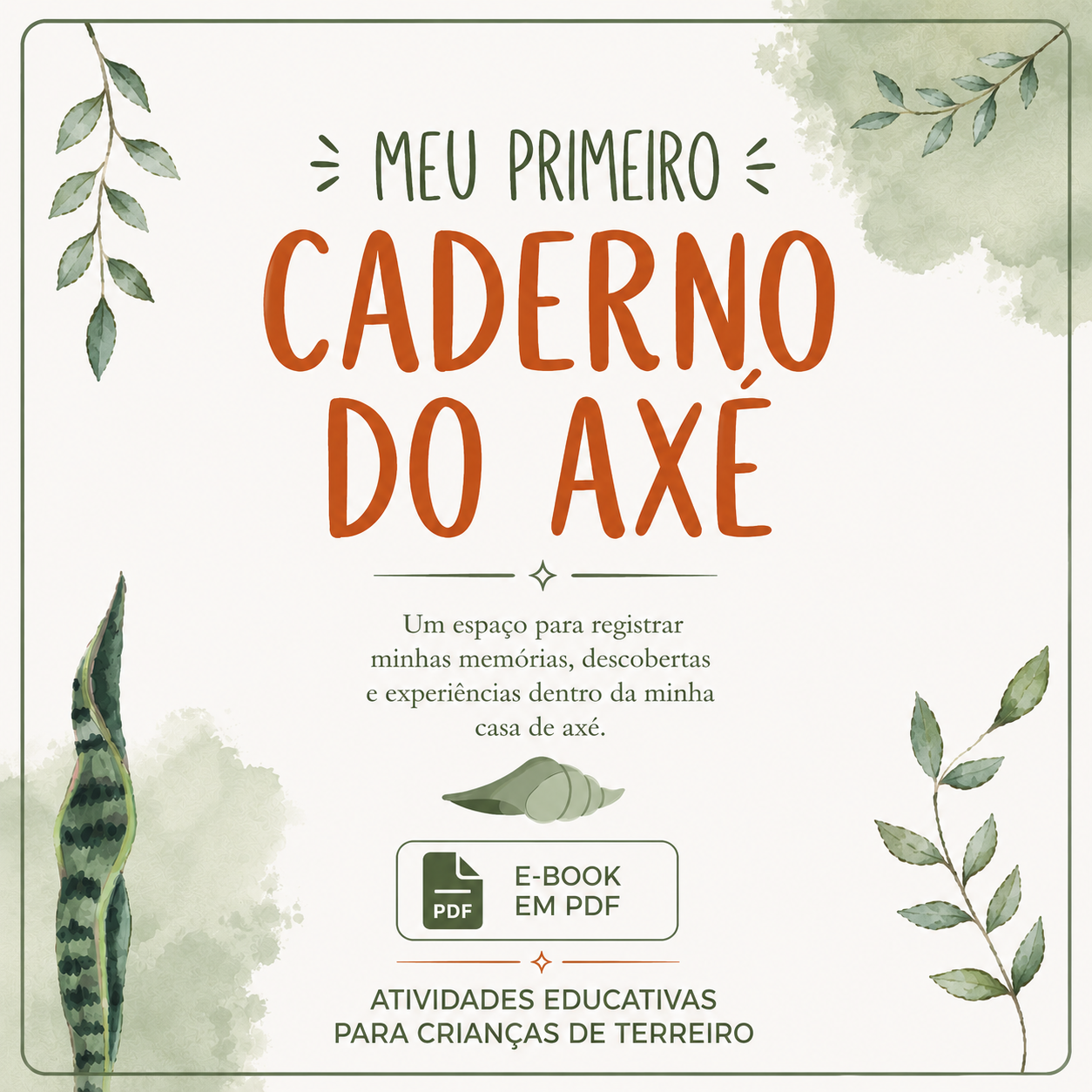 Capa do e-book Meu Primeiro Caderno de Axé