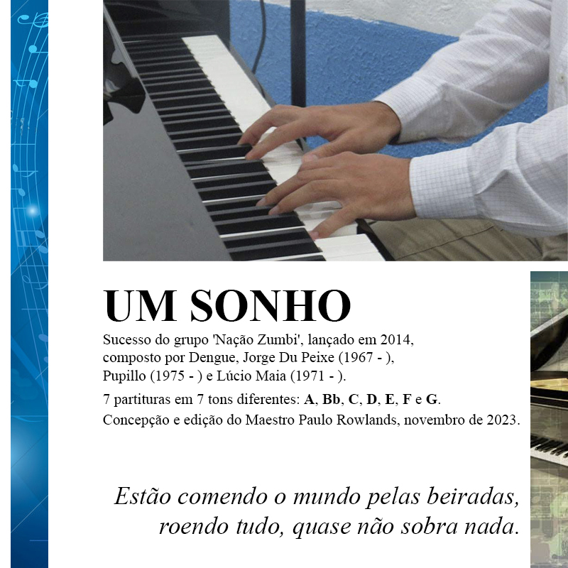 PARTITURA de UM SONHO