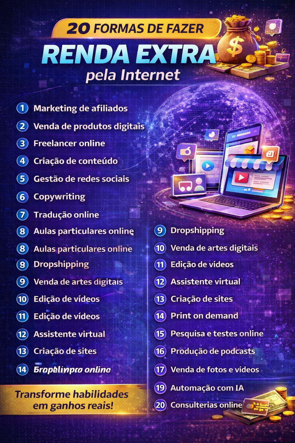 20 formas de faze renda extra na internet - JOAO VITOR DE OLIVEIRA ...