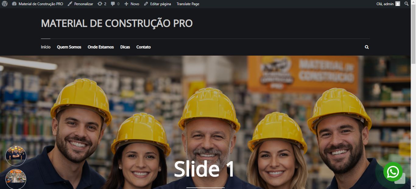 Site de Material de Construção