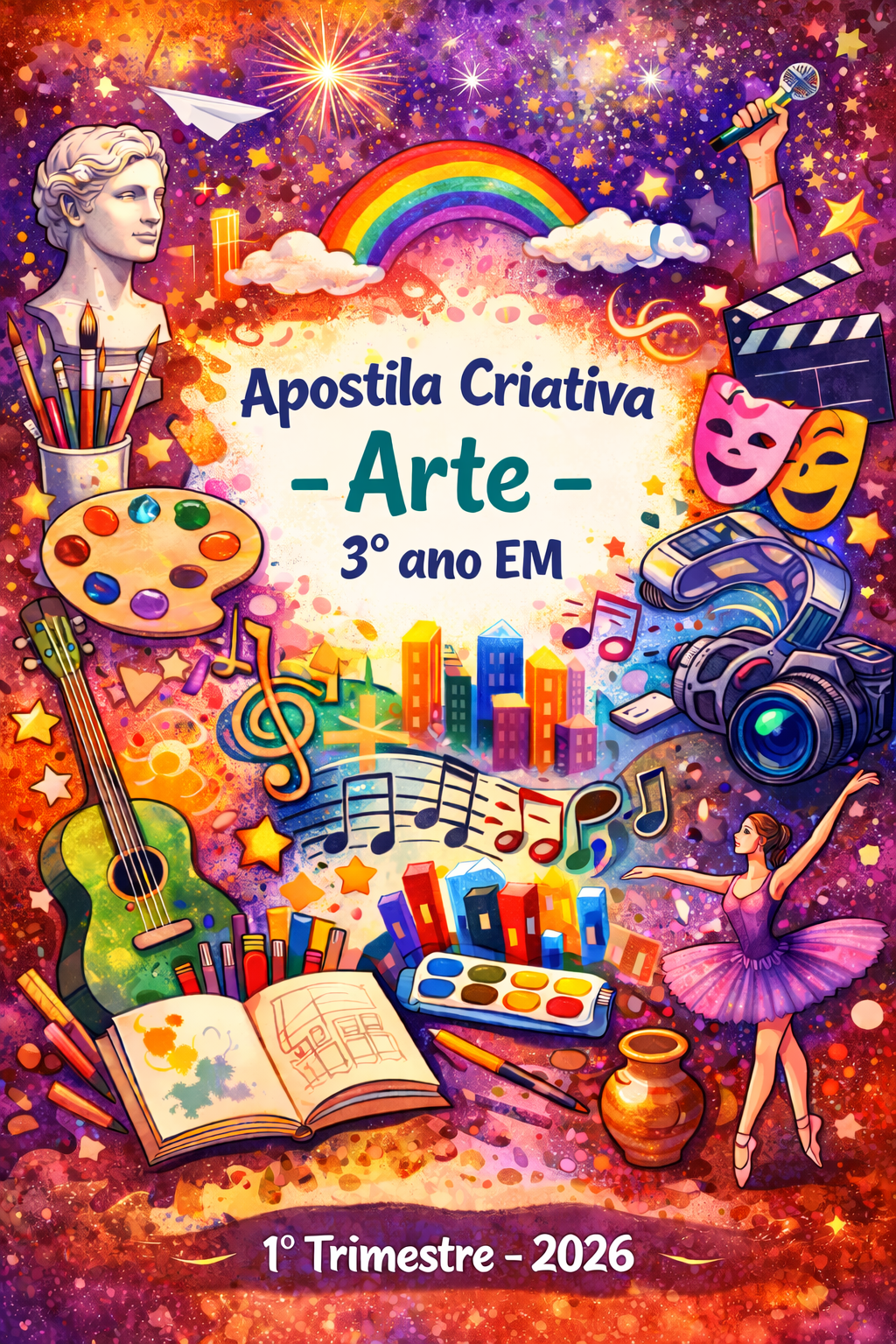 APOSTILAS CRIATIVAS ARTE 3º ANO EM 1º TRIM MG - Lilyan Karinne Rodr...