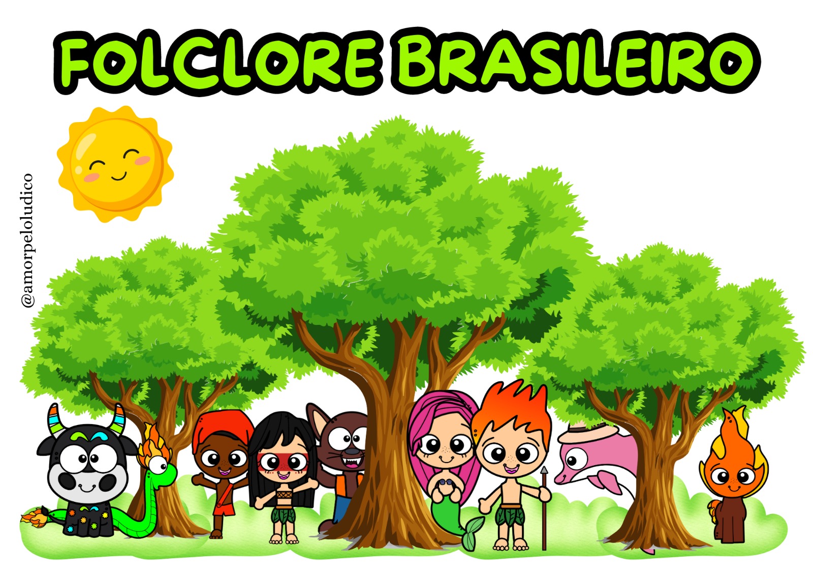 Painel Folclore Brasileiro - Tatiane Cunha / Amor Pelo Lúdico | Ho...