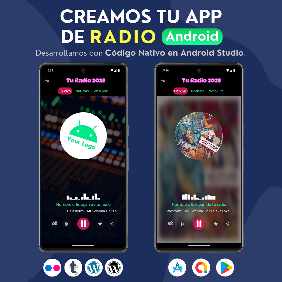 CREAMOS TU APP DE RADIO CON ANDROID STUDIO 2025