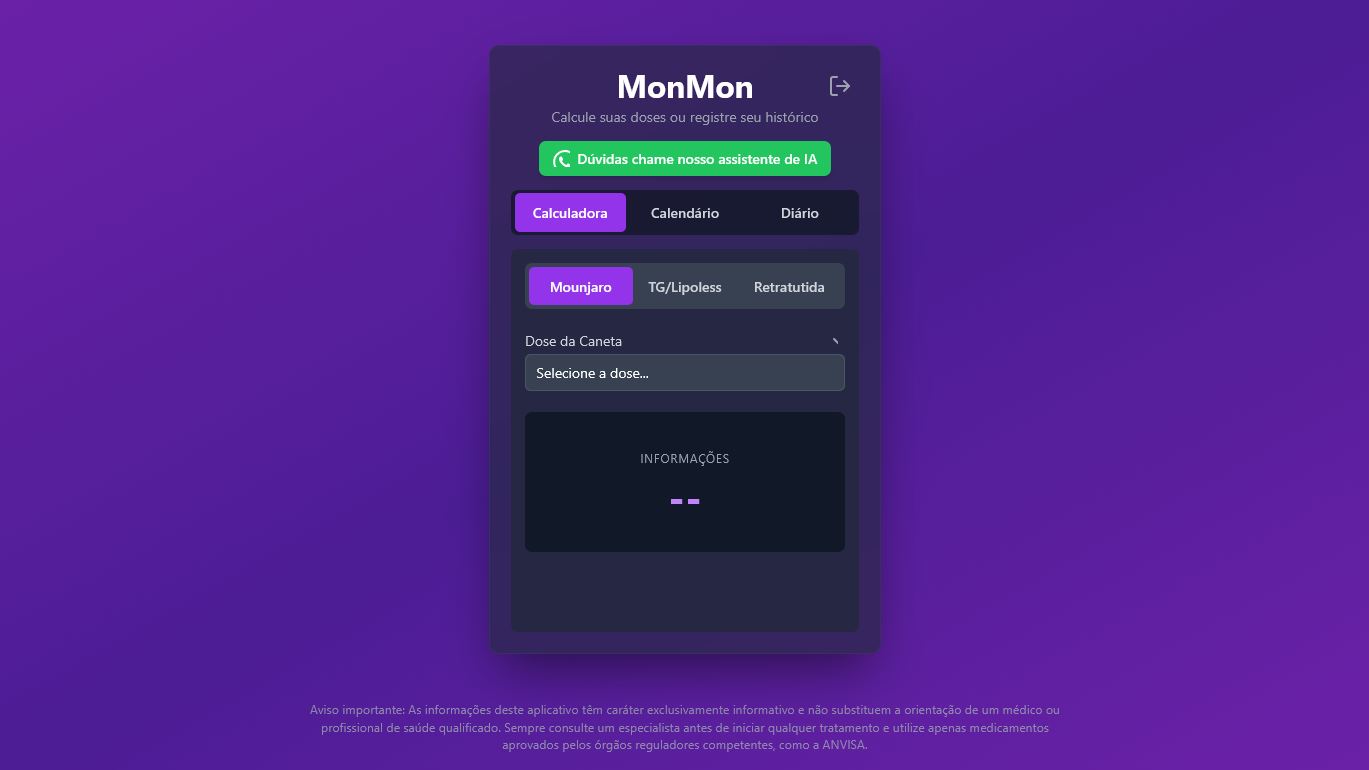 MonMon - Assistente de Doses | Hotmart