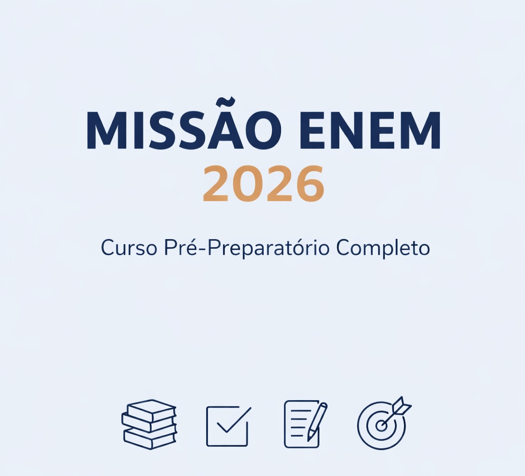 Pré-ENEM Estratégico 2026, o que ninguém te contou está aqui!