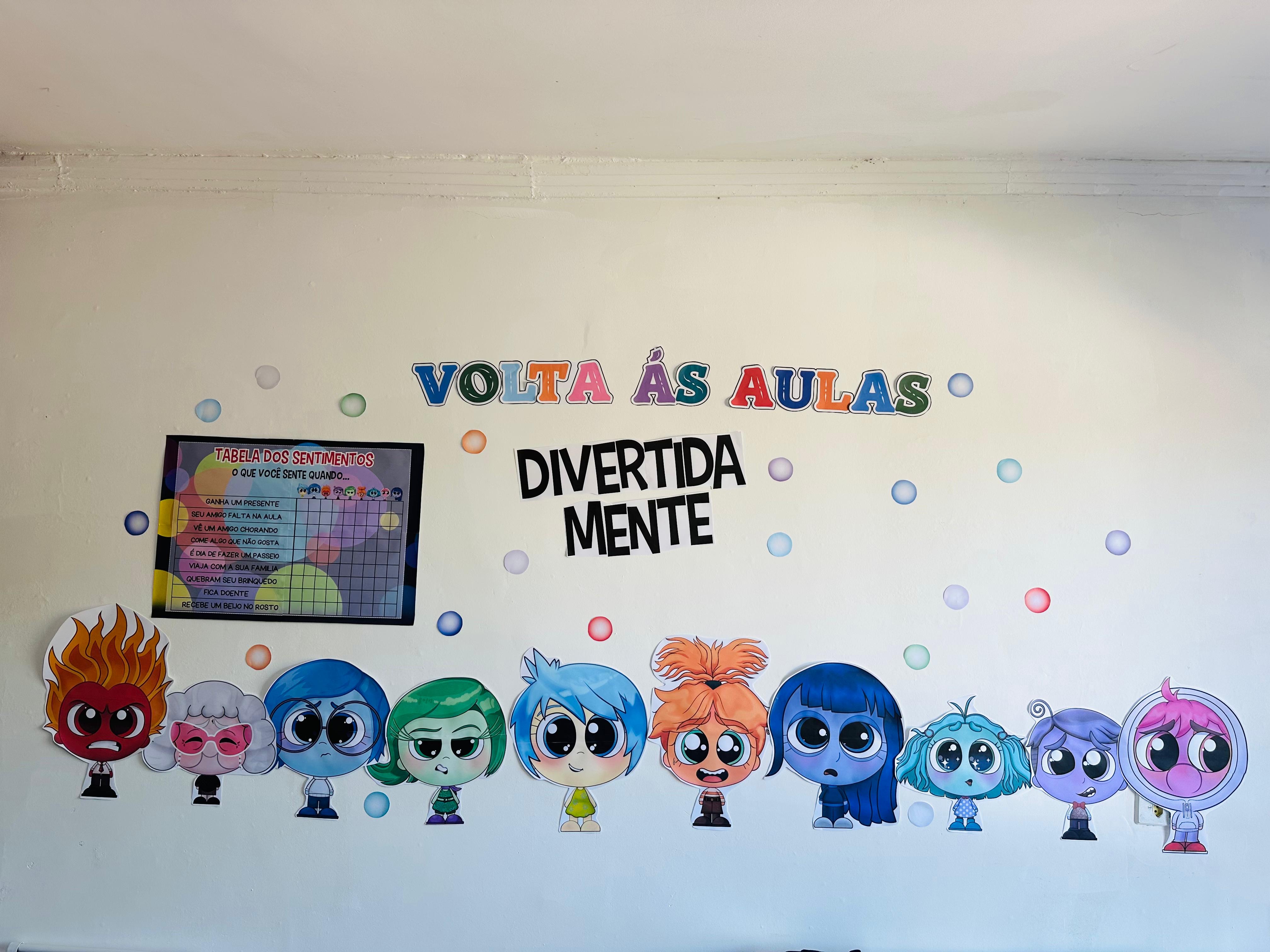 PAINEL VOLTA AS AULAS DIVERTIDAMENTE