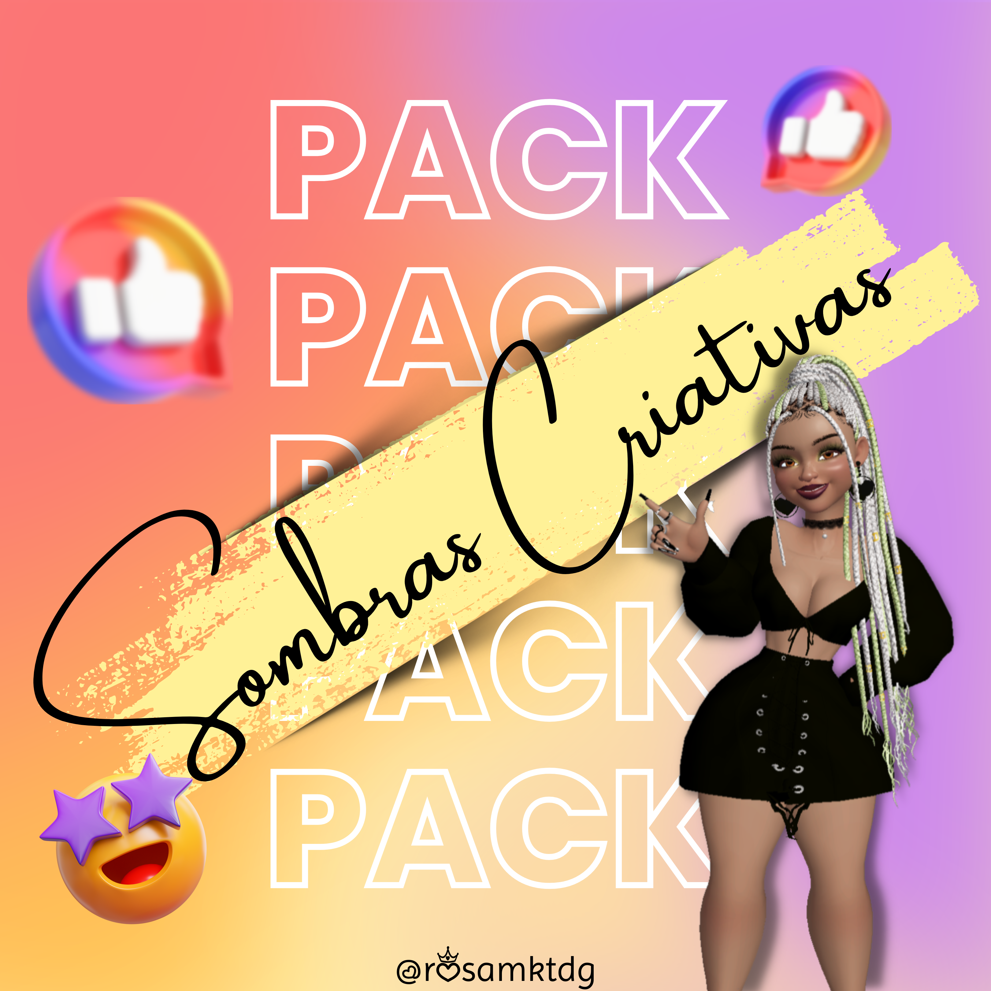 PACK SOMBRAS CRIATIVAS