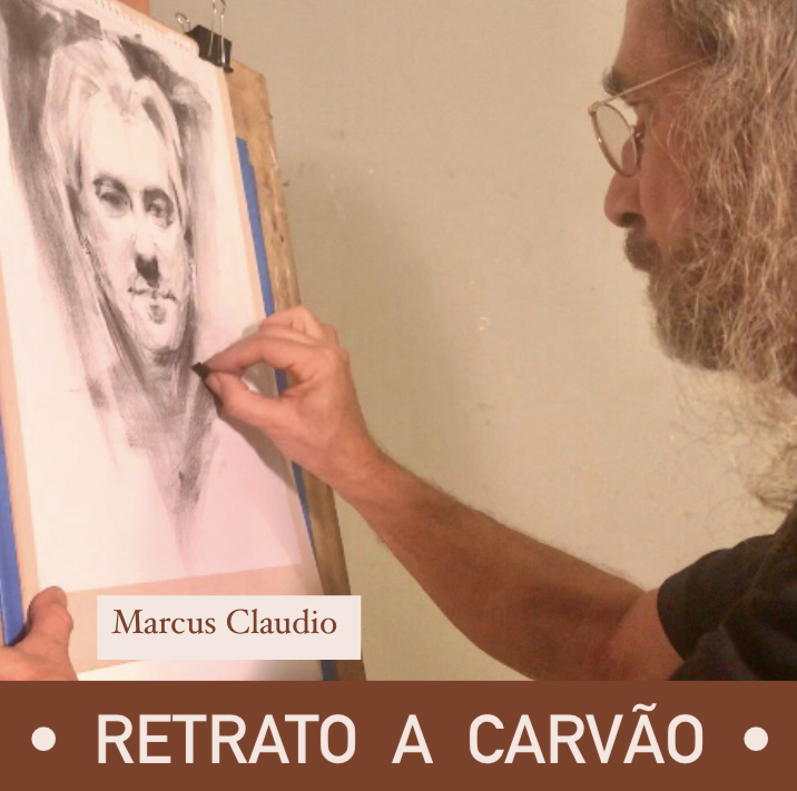 Imagem de capa para o Curso online Retrato a Carvão com Marcus Claudio