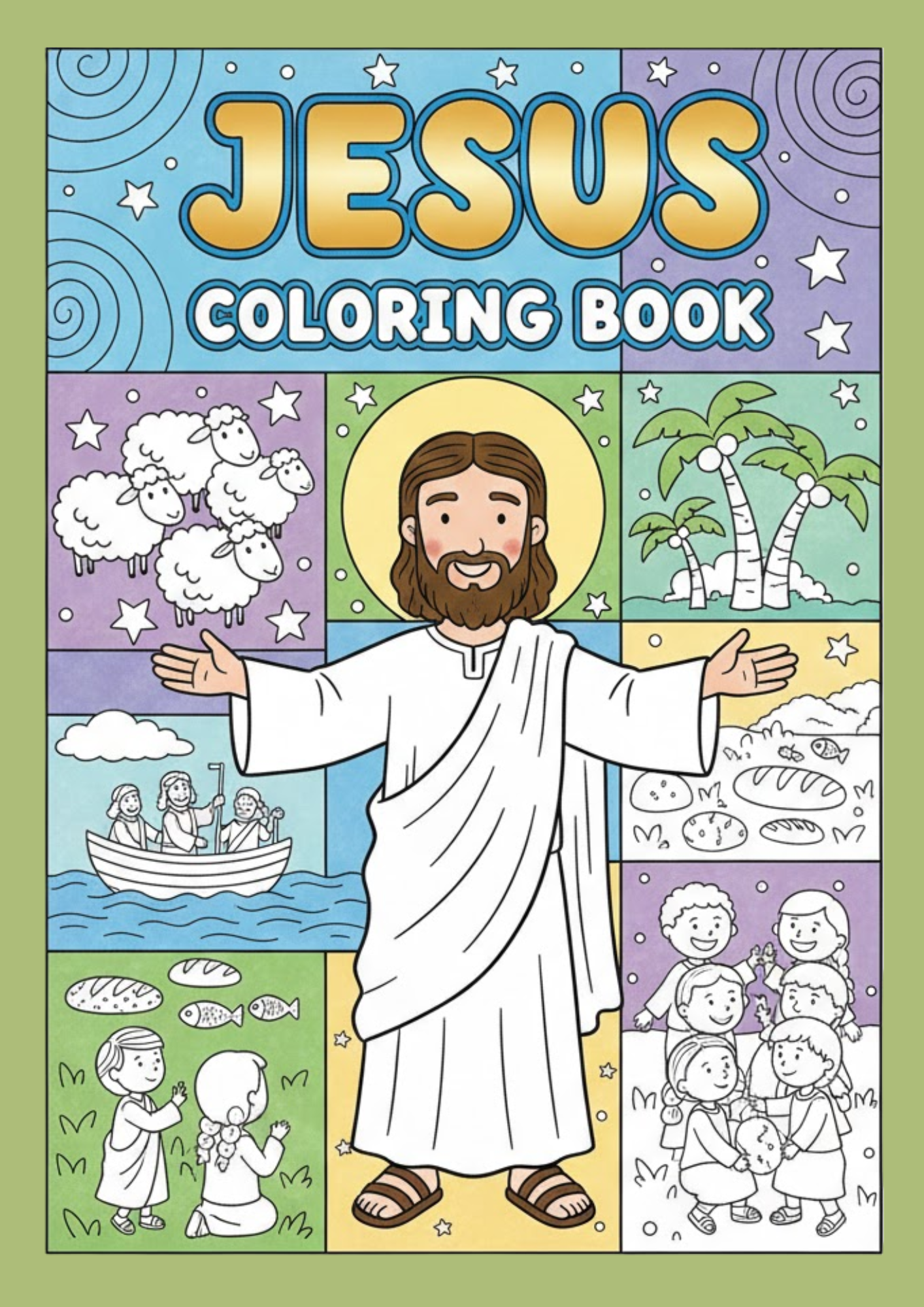 Jesus Coloring Book for Kids | Hotmart