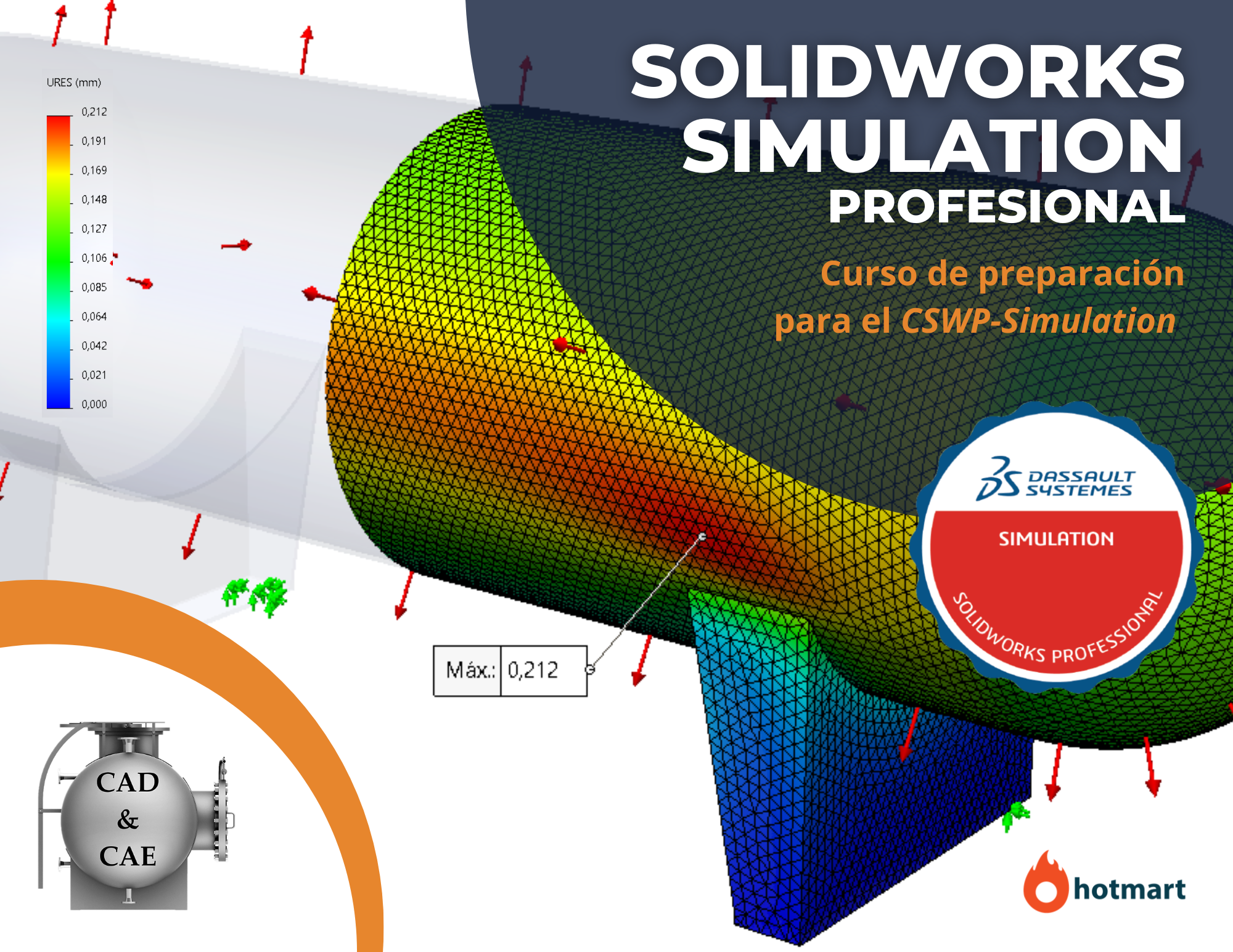 SolidWorks Simulation Profesional | CSWP-S - Sebastián Israel Olivo...