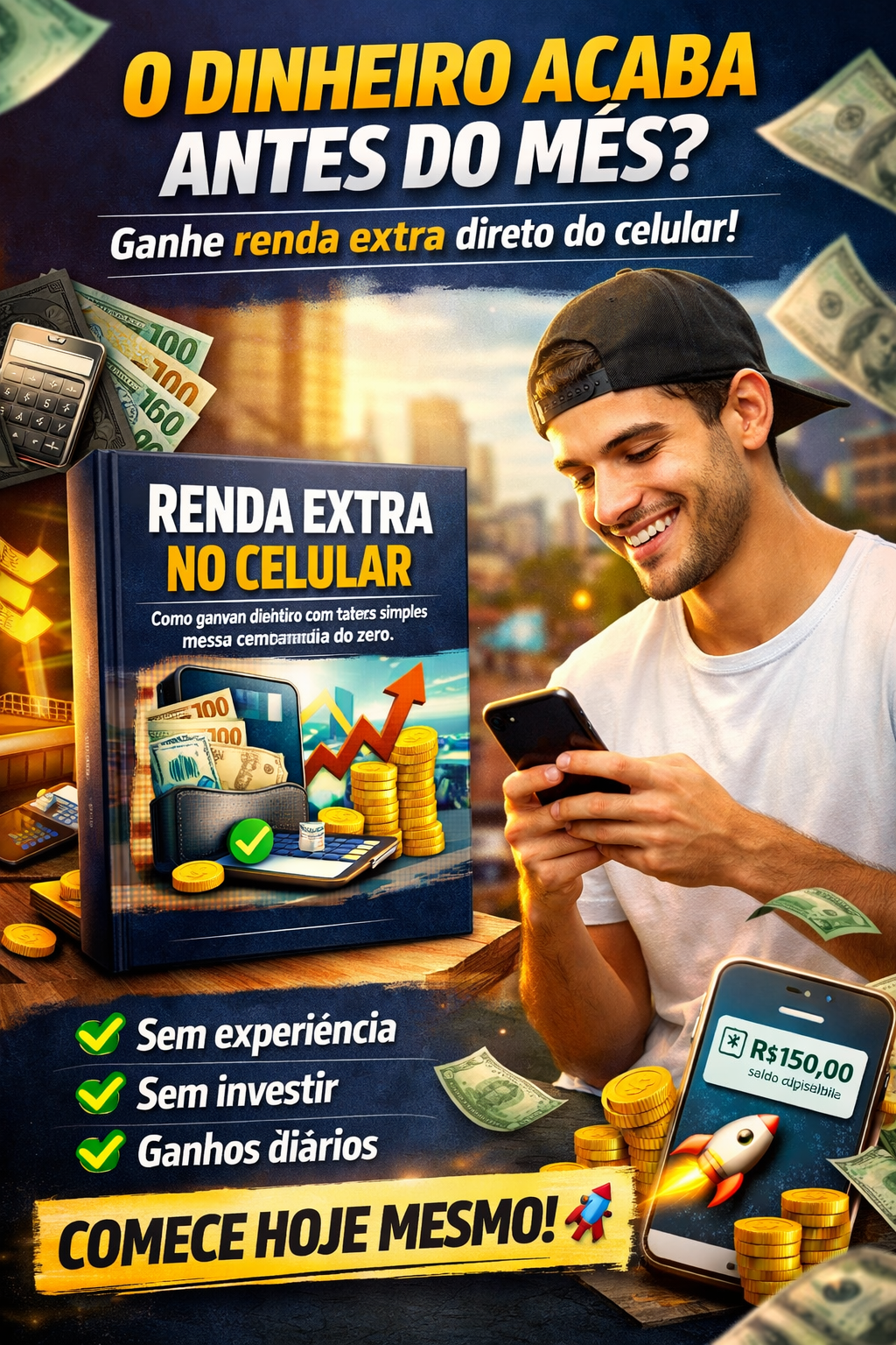 RENDA EXTRA NO CELULAR Como ganhar dinheiro com tarefas simples mes...