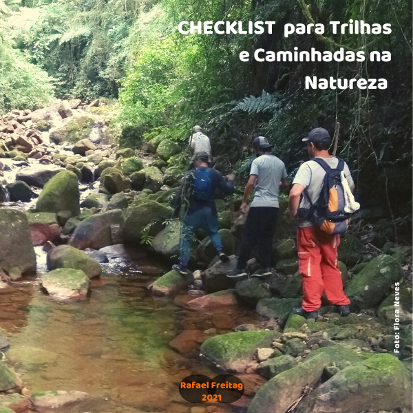 Imagem de capa para o Ebook Checklist das Trilhas e Caminhadas na Natureza 2022