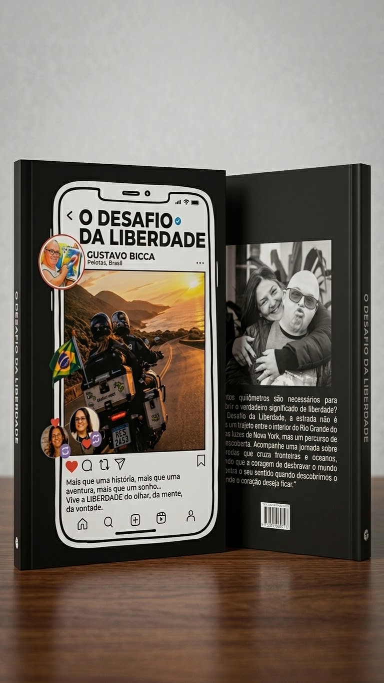 Capa do Livro O Desafio da Liberdade - Guga Bicca