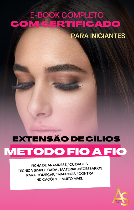 Extensão de Cilios Fio a Fio para Iniciantes com Certificado!