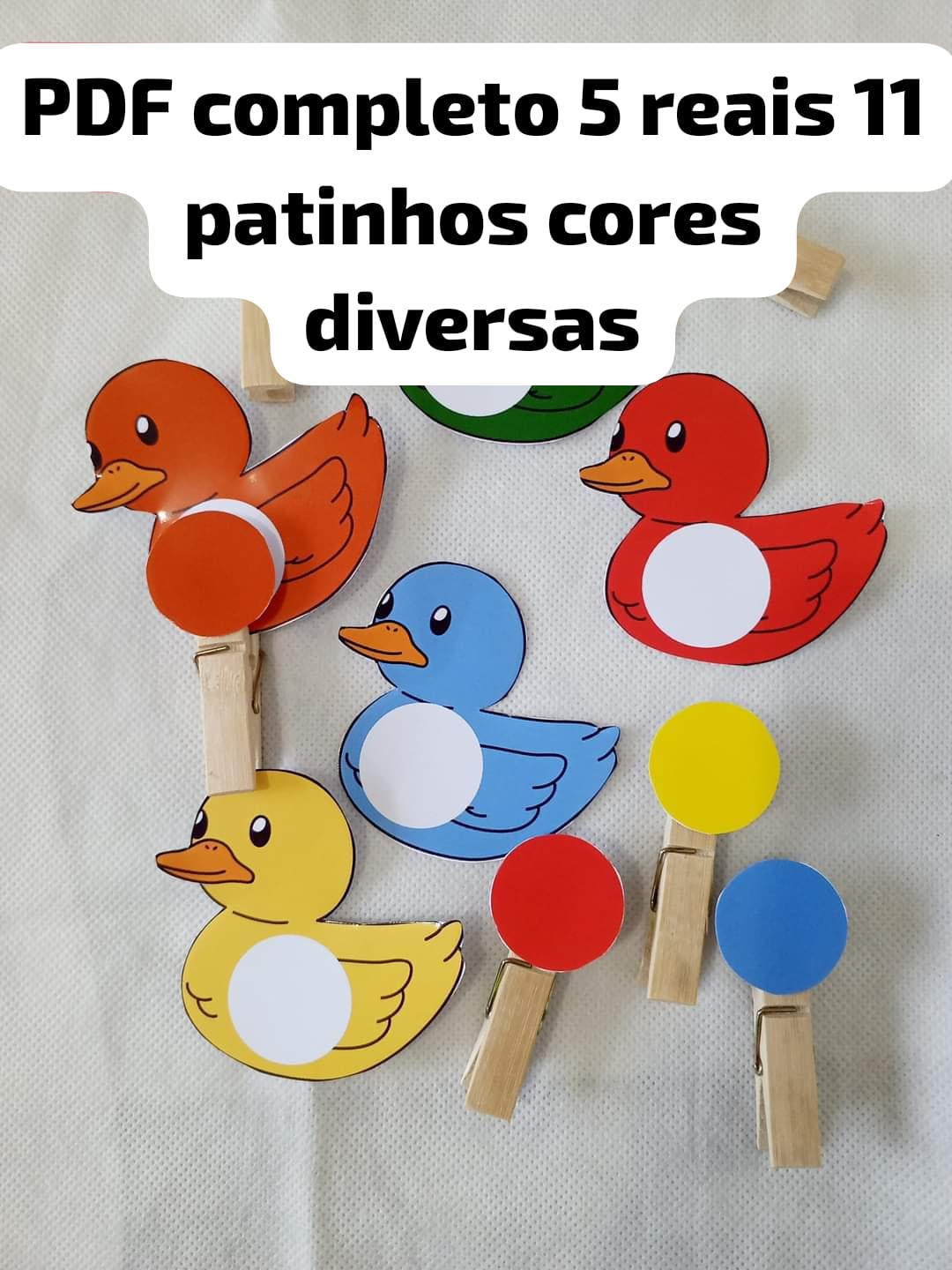 ATIVIDADE PATINHO COLORIDO - Ana cristina carvalho lira | Hotmart