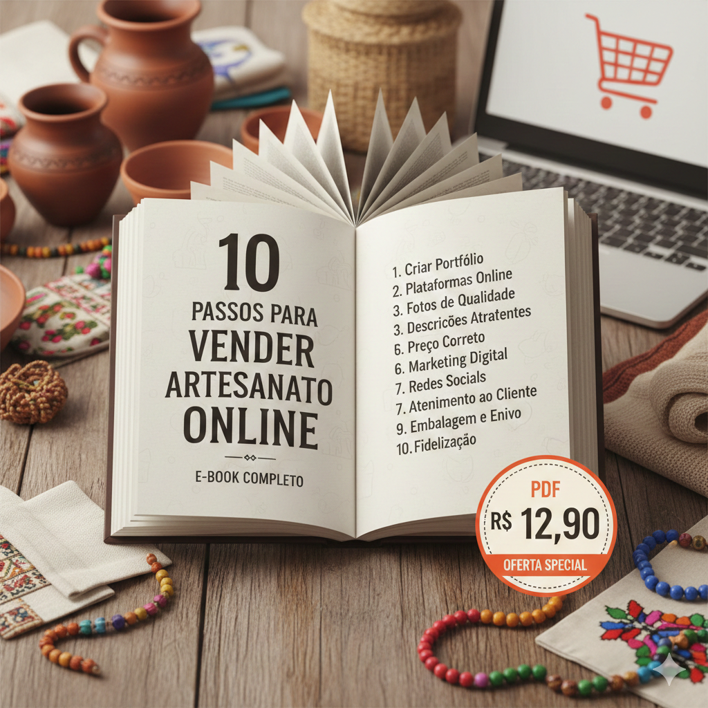 10 passos de como vender artesanato na Internet