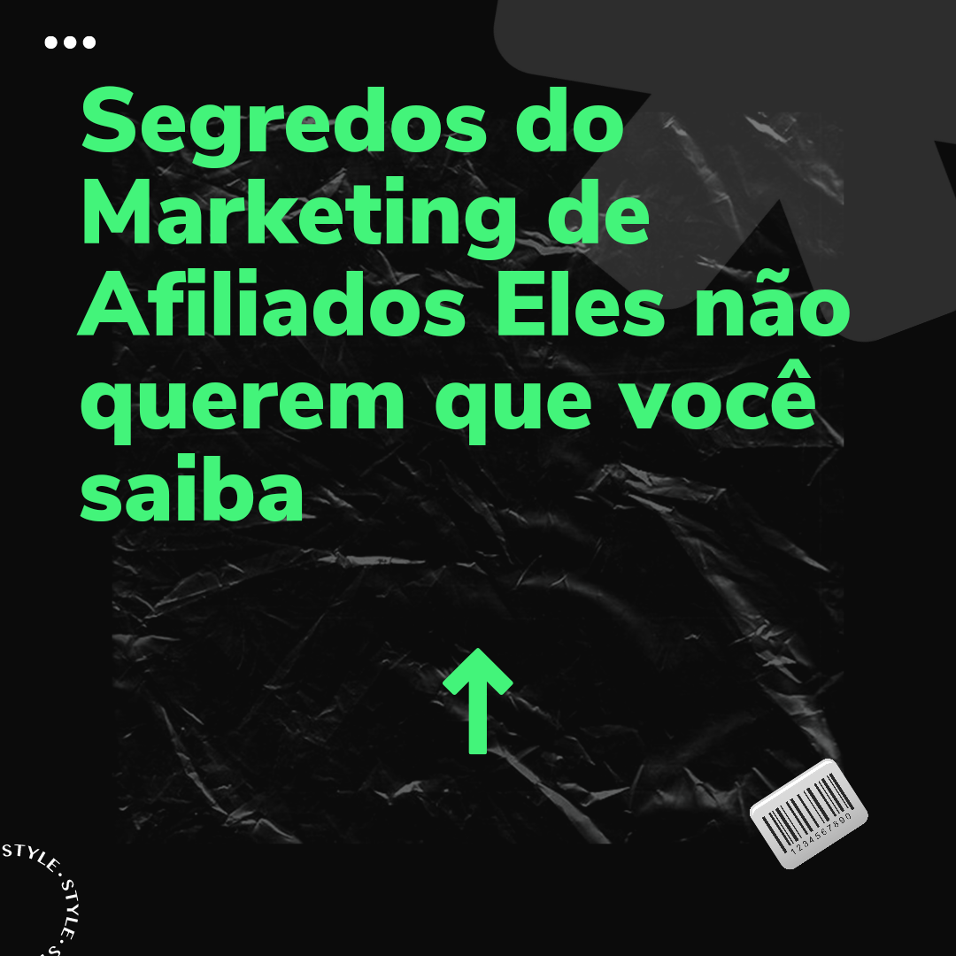 Segredos do Marketing de Afiliados Eles não querem que você saiba