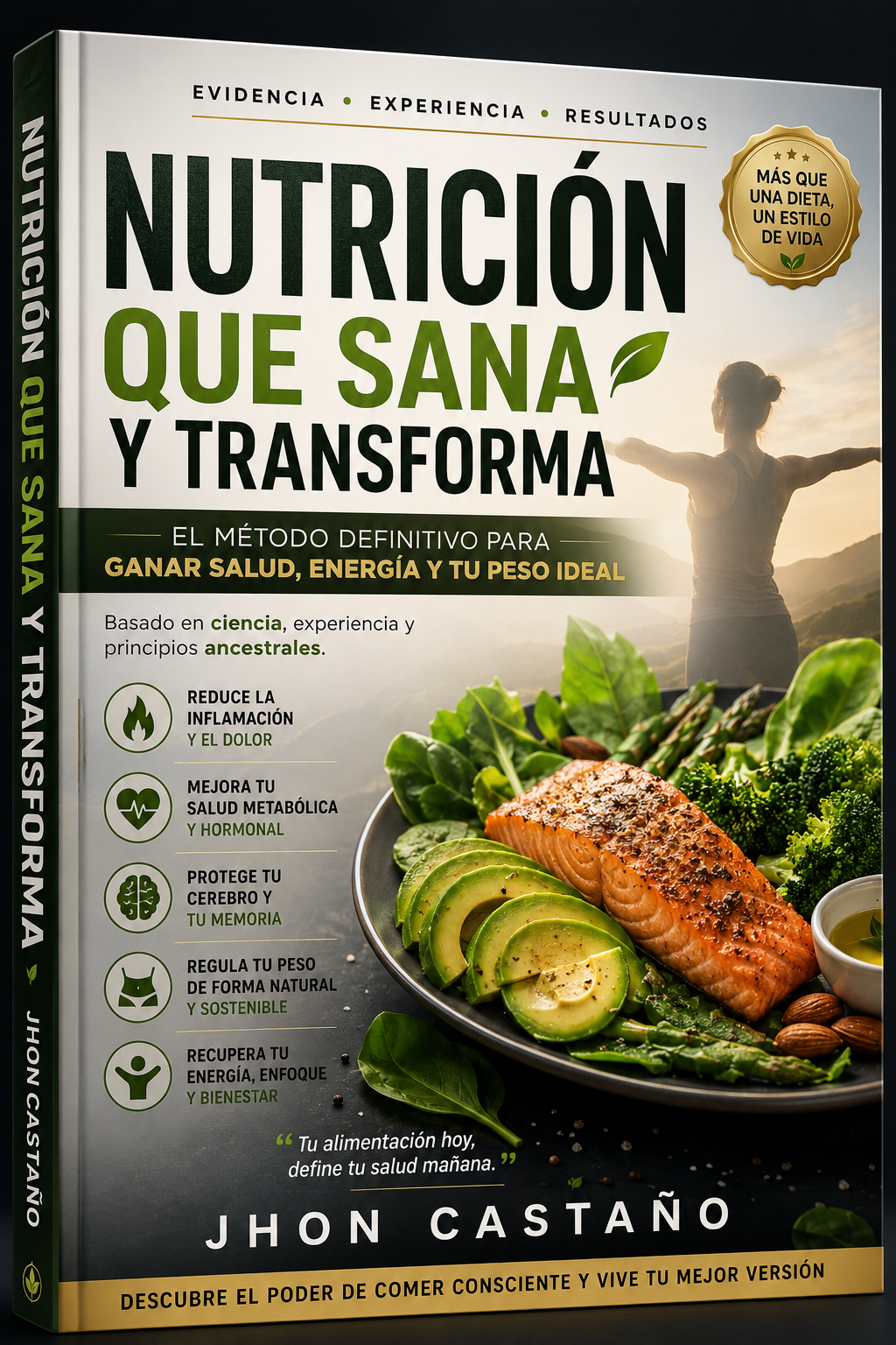 Portada del eBook Nutrición que Sana y Transforma