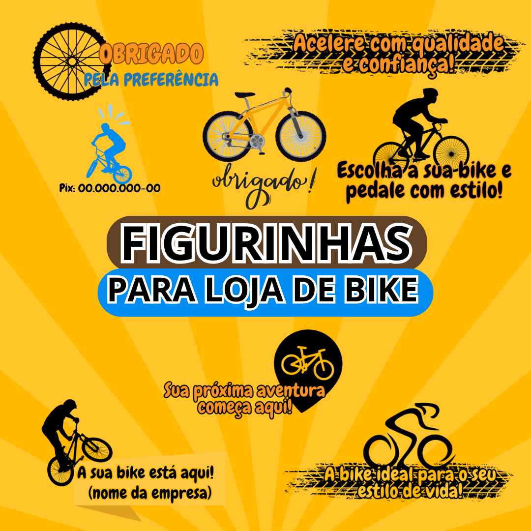 FIGURINHAS LOJA DE BIKE - Magda Taciane Spengler | Hotmart