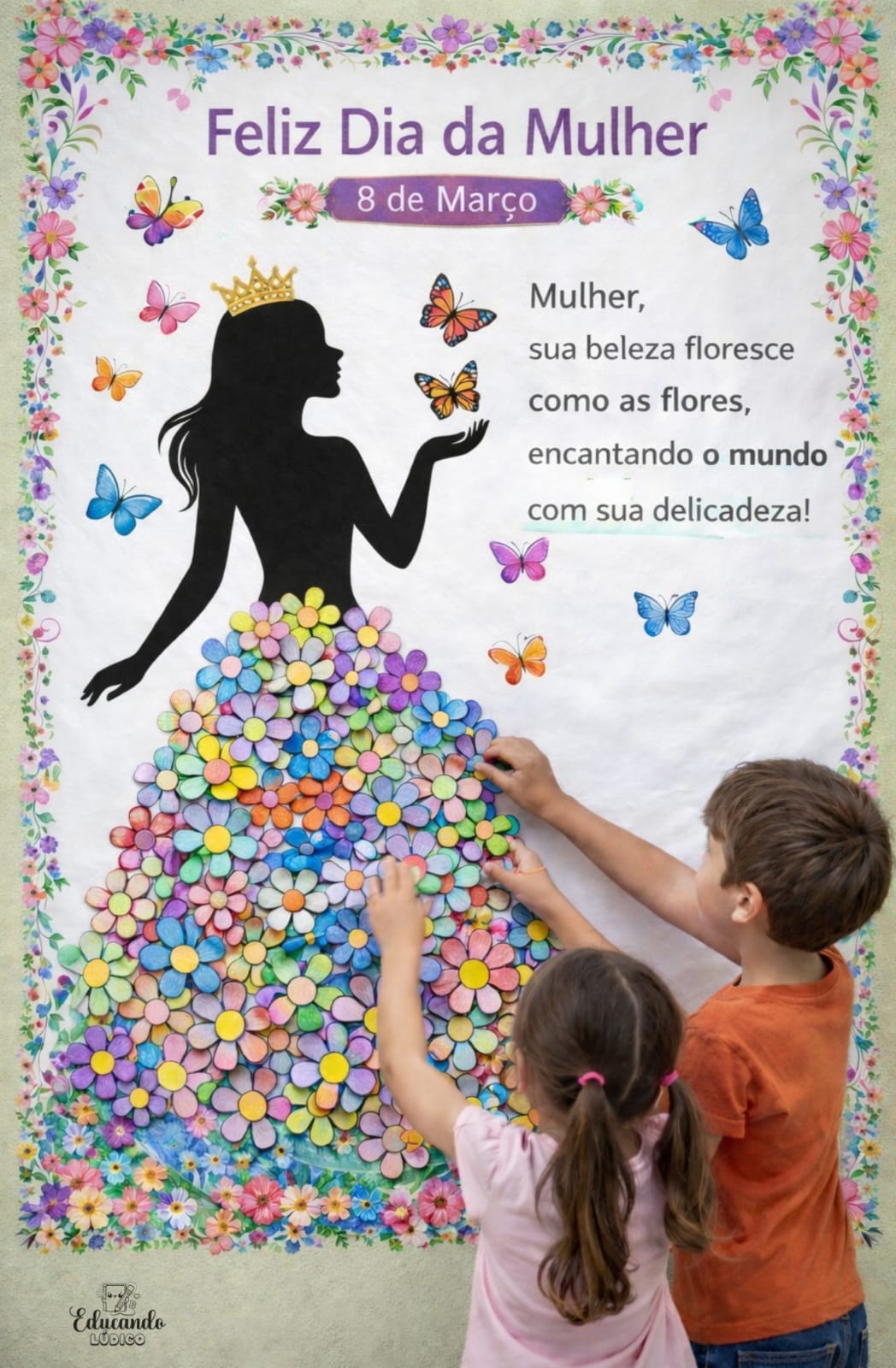 🌸 *Painel Interativo – Dia Internacional da Mulher* 🌸