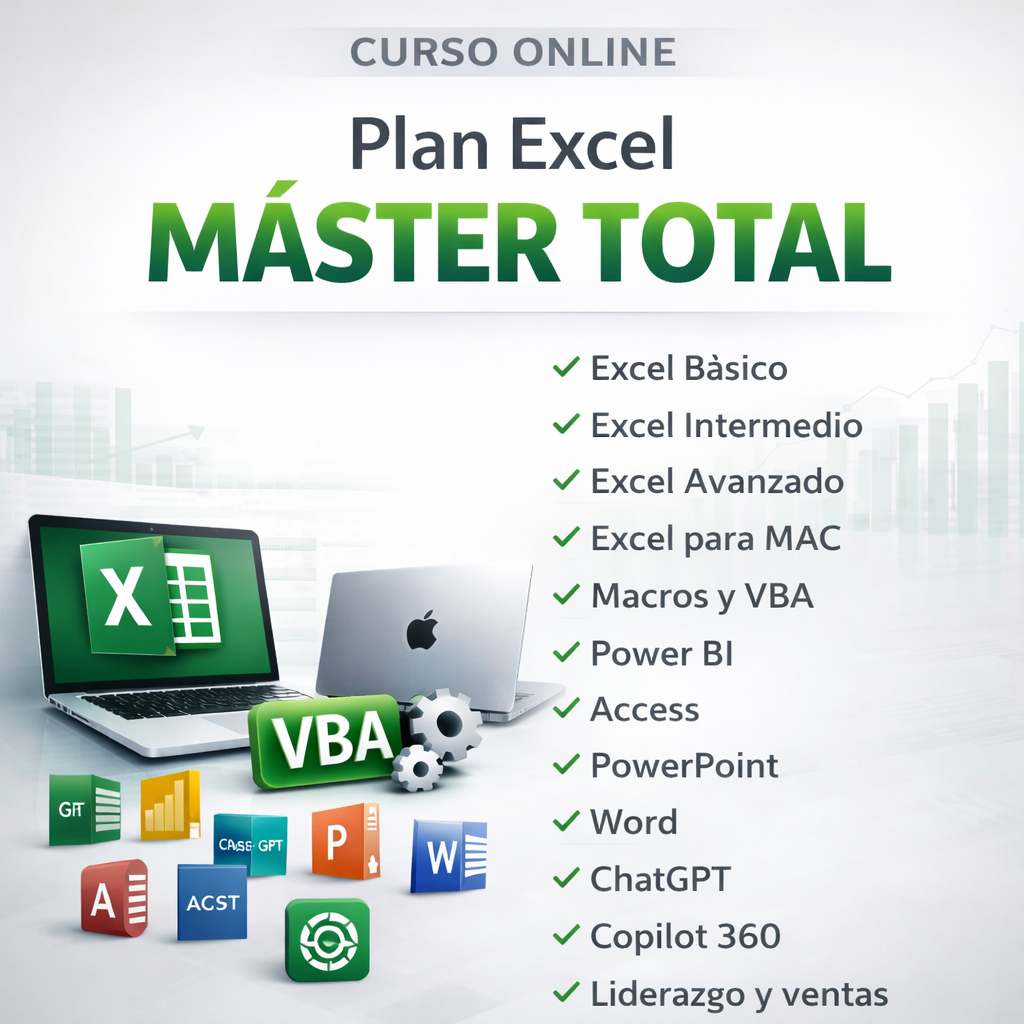 Plan Excel MÁSTER TOTAL