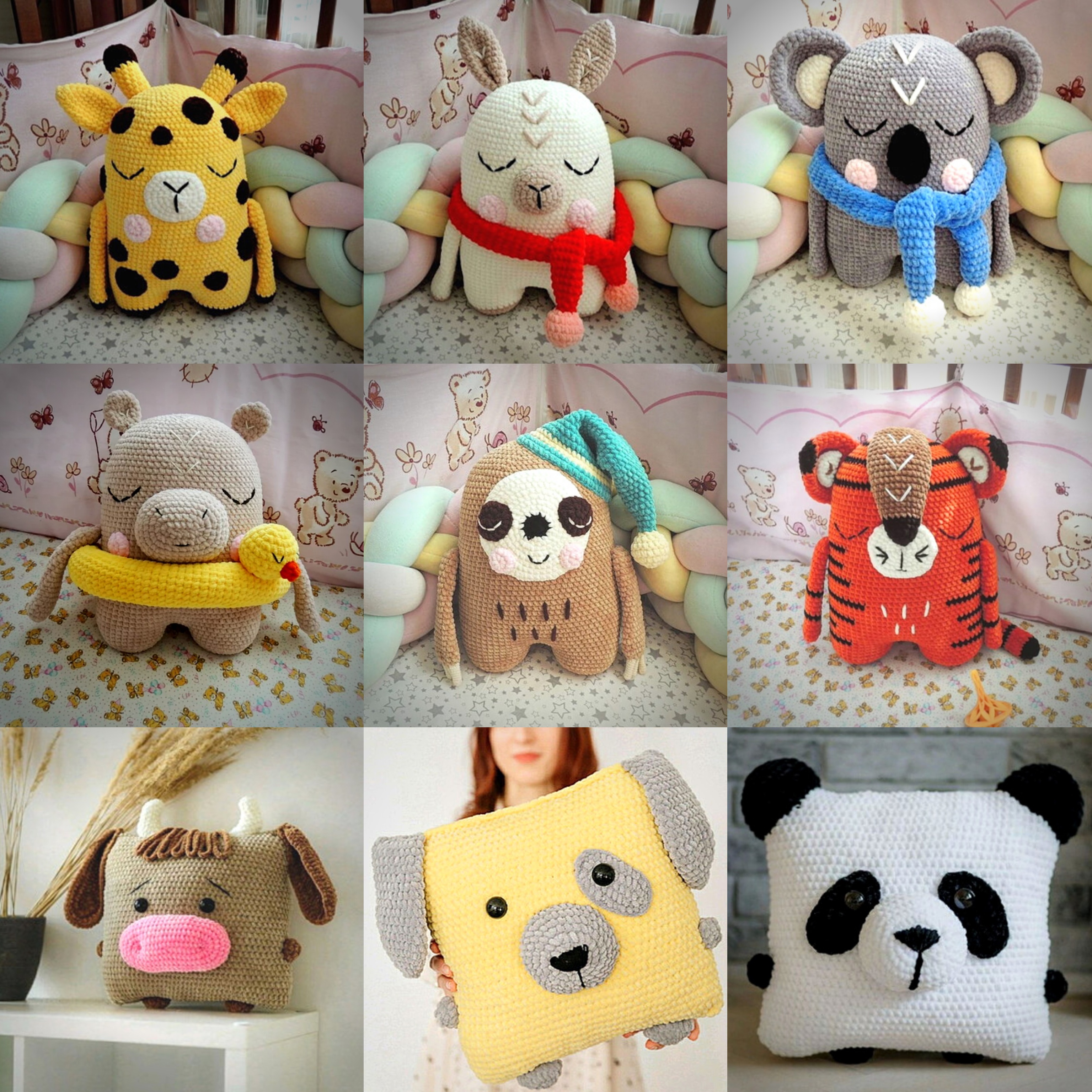 Imagem de capa para o Ebook Almofadinhas amigurumis 