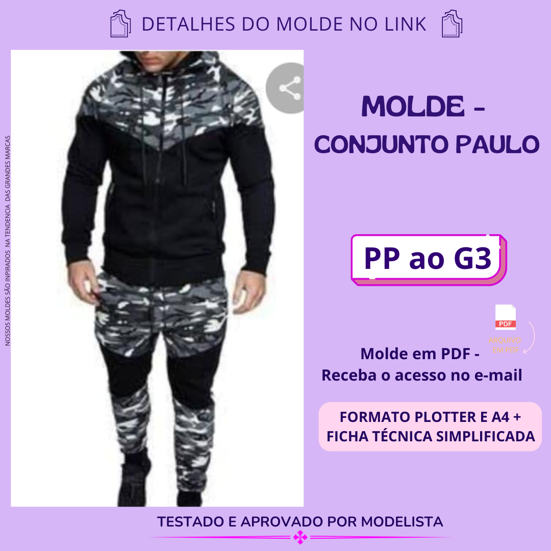 Molde Conjunto Paulo