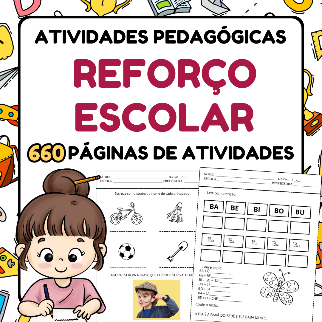 Atividades Reforço Escolar - Alfakids Materiais Pedagógicos | Hotmart