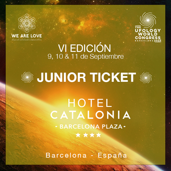 Imagen de portada para Evento presencial JUNIOR TICKET - The Ufology World Congress VI Edition