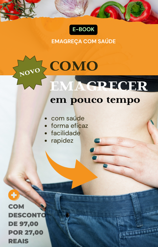 Imagem de capa para o Ebook Emagreça em Pouco Tempo