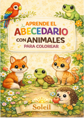 Aprende el abecedario con animales para colorear | Soleil - Nicoll ...