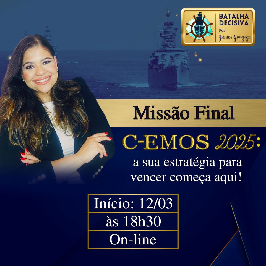 Missão Final C-EMOS 2025: A estratégia para o seu sucesso começa aqui!