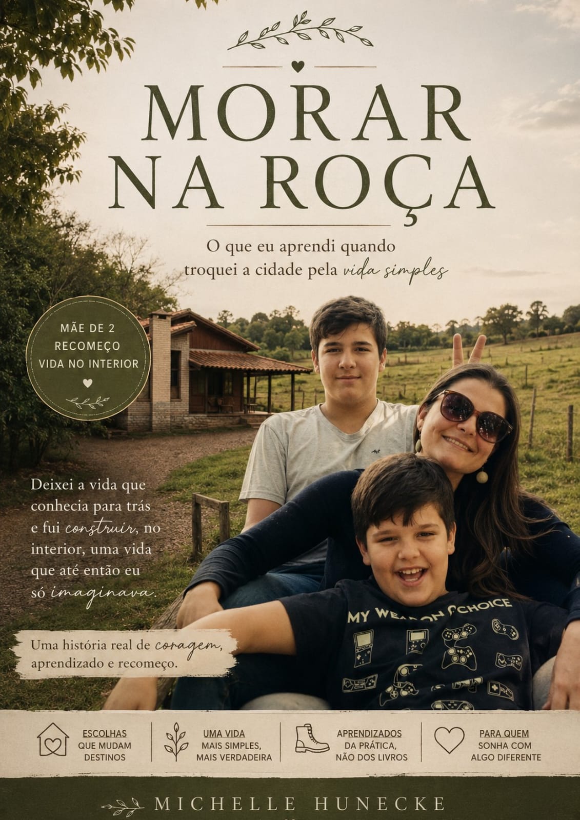 Capa do E-book Morar na Roça