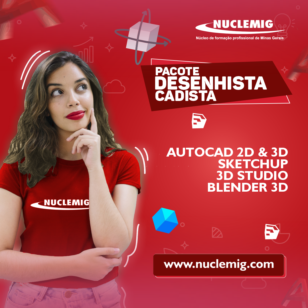 Pacote Desenhista Cadista
