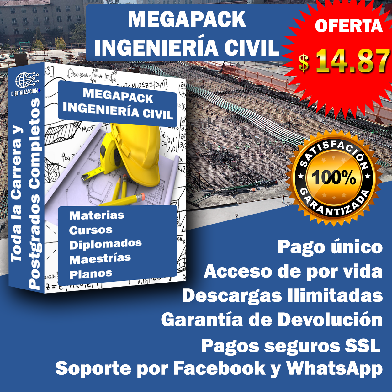 Megapack Ingeniería Civil - Digital Plus | Hotmart