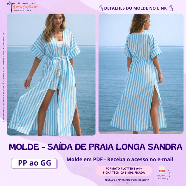 Molde Saída de Praia Longa