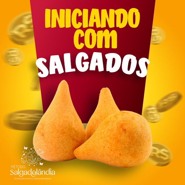 Imagem de capa para o Curso online Iniciando com Salgados