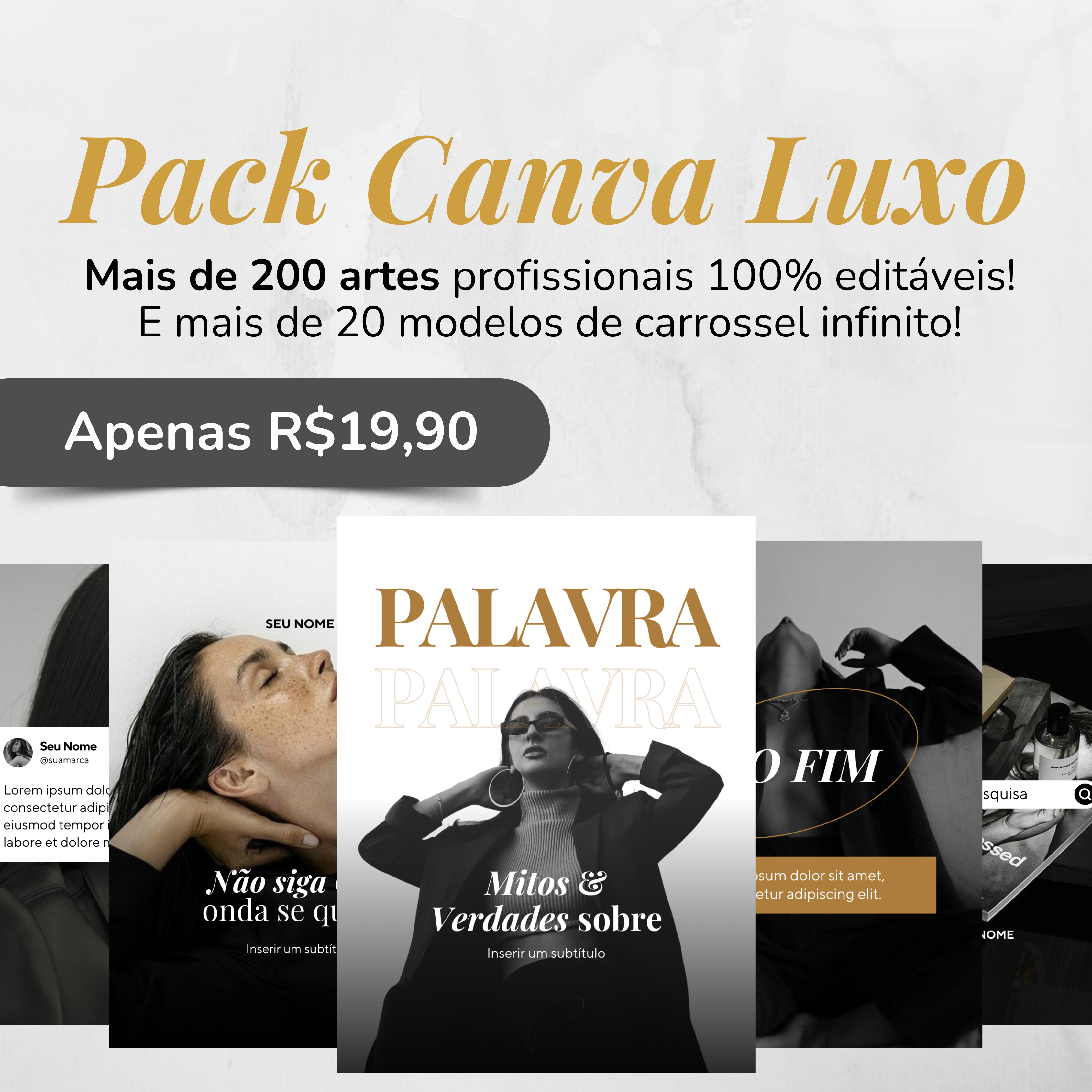 Pack Canva Luxo