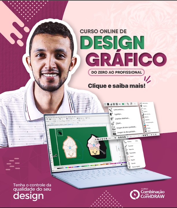 Imagem de capa para o Curso online Curso de CorelDraw Pro