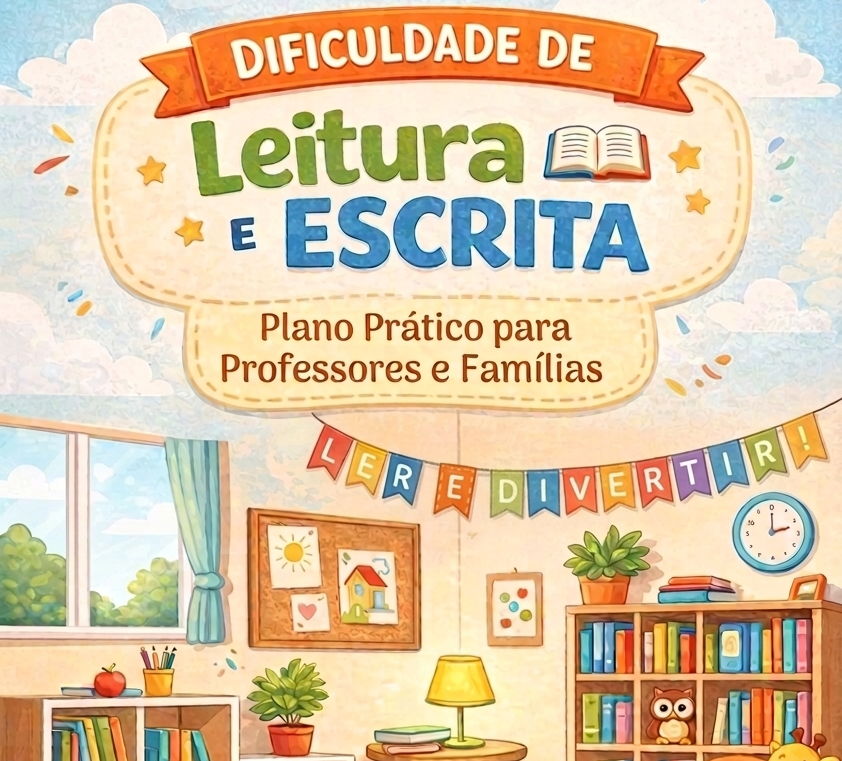 Dificuldade de Leitura e Escrita: Plano Prático para Professores e ...