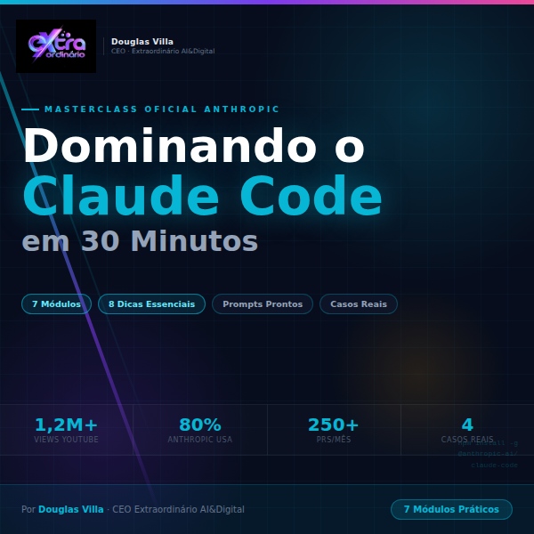 Dominando o Claude Code em 30 minutos. - Extraordinário Digital IA ...